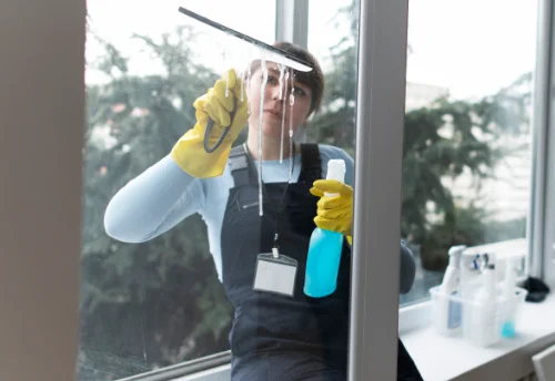 Nettoyage de vitres intérieures et extérieures à Vançais